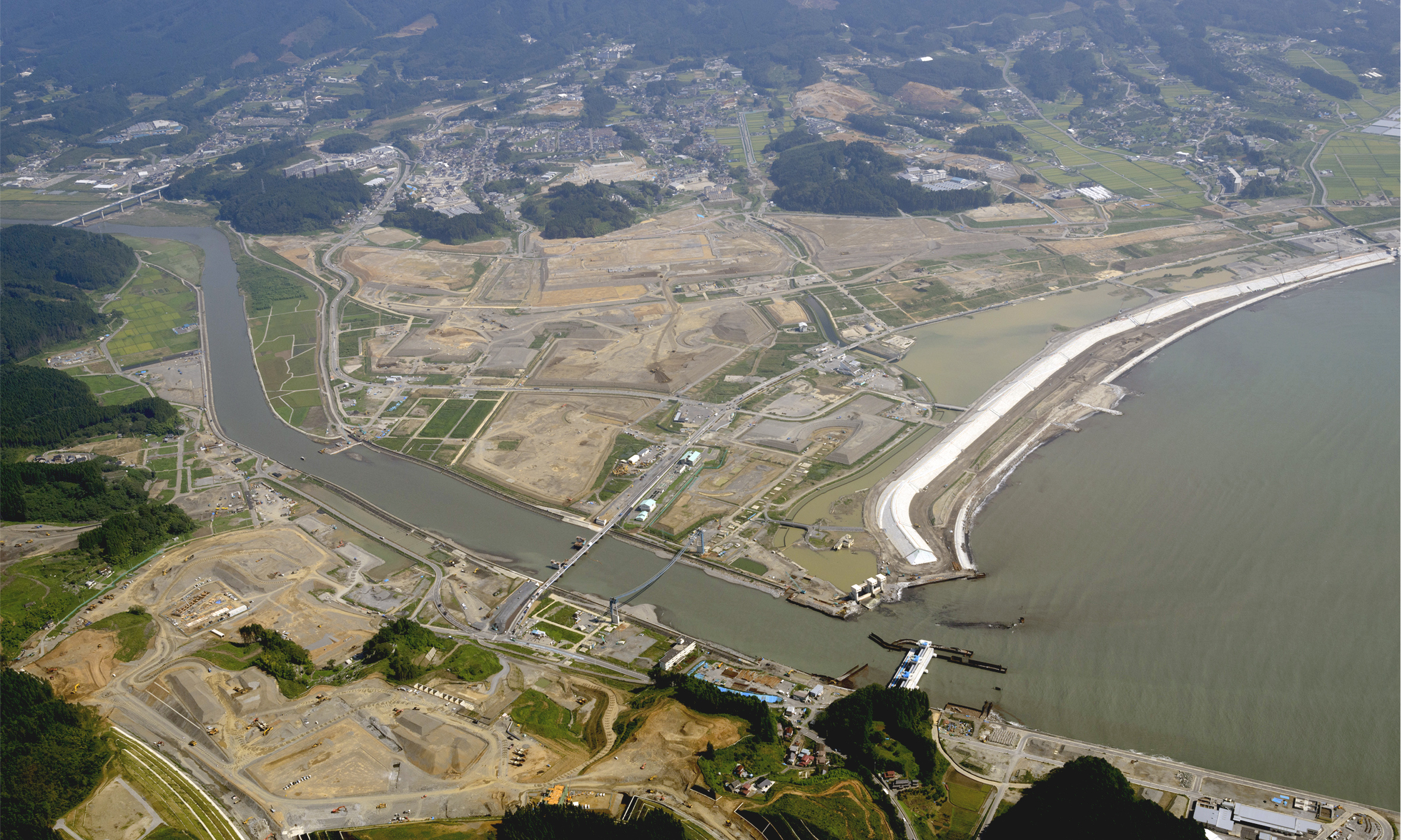 陸前高田市震災復興事業 陸前高田市今泉地区 高田地区整地工事 青木あすなろ建設株式会社