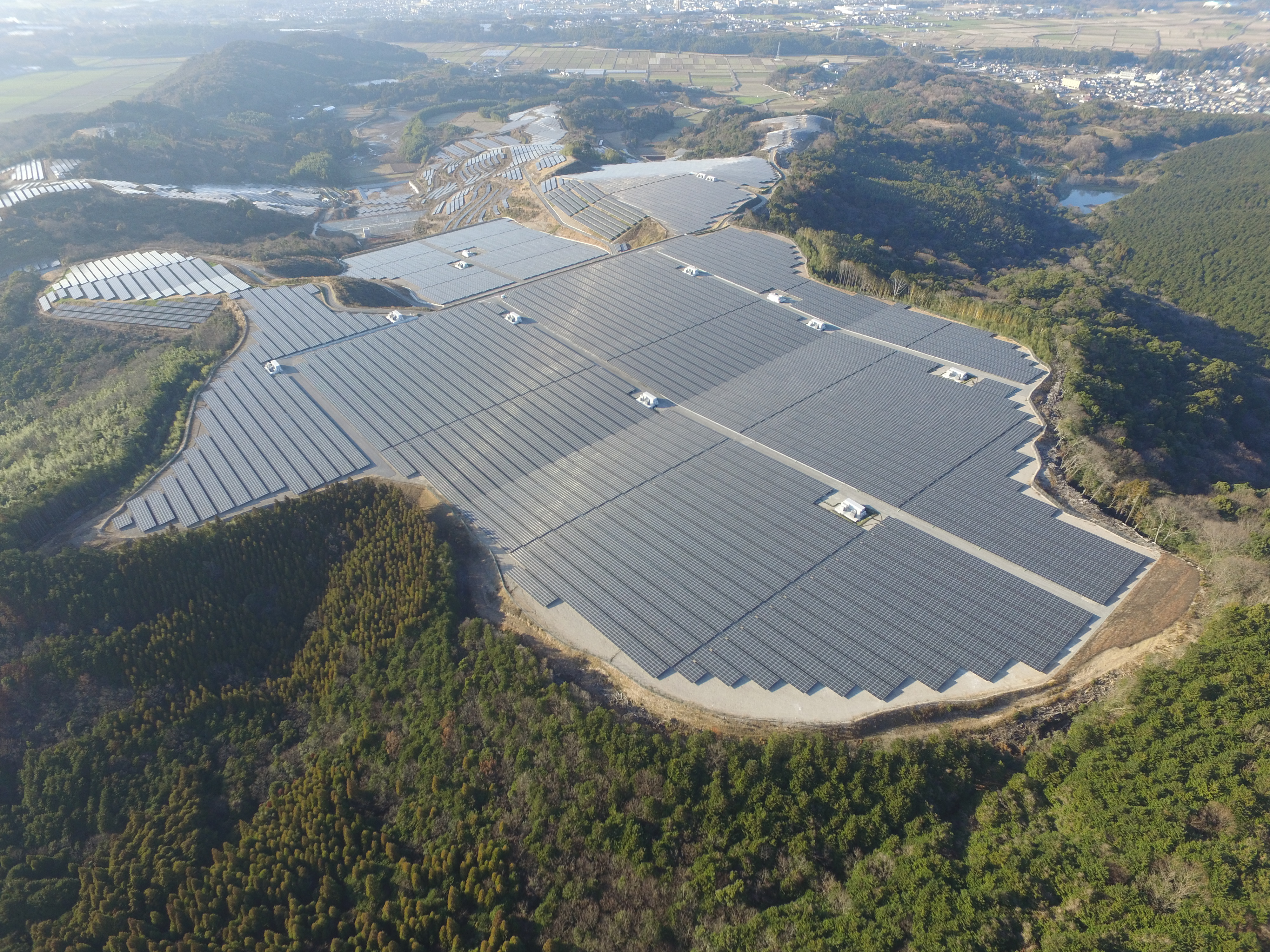 宇佐メガソーラー 青木あすなろ建設株式会社
