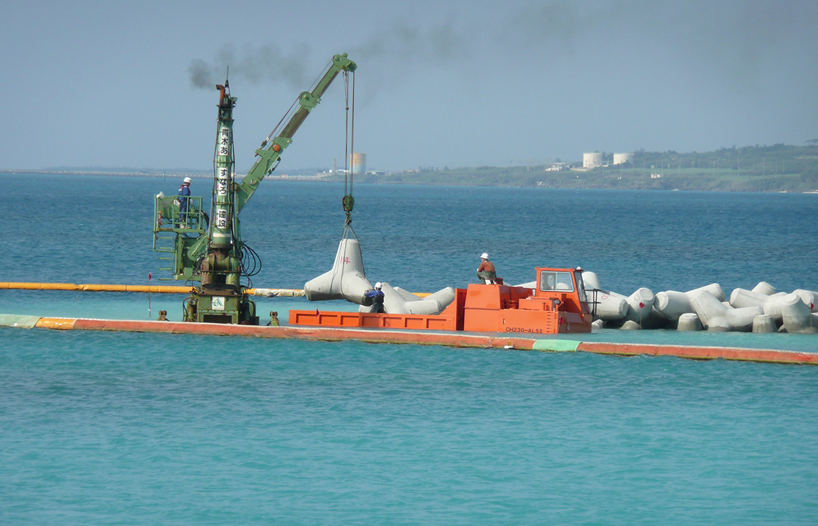 Jetties construction