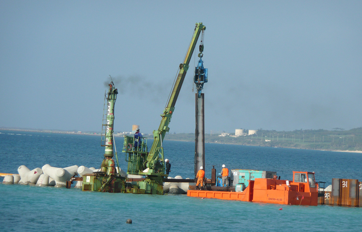 Jetties construction